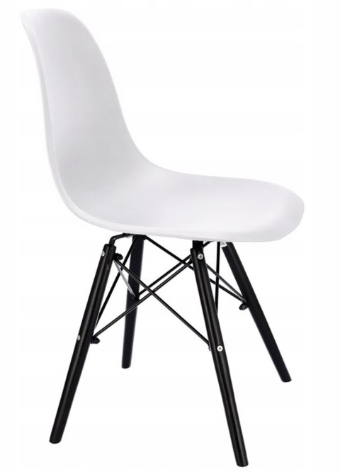 Lugano Krzesło skandynawskie IMPERIA BIANCO SMOKE OUTLET