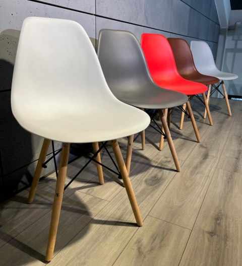 Lugano Krzesło skandynawskie IMPERIA BIANCO STANDARD OUTLET