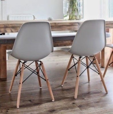 Lugano Krzesło skandynawskie IMPERIA LIGHT GREY II GATUNEK