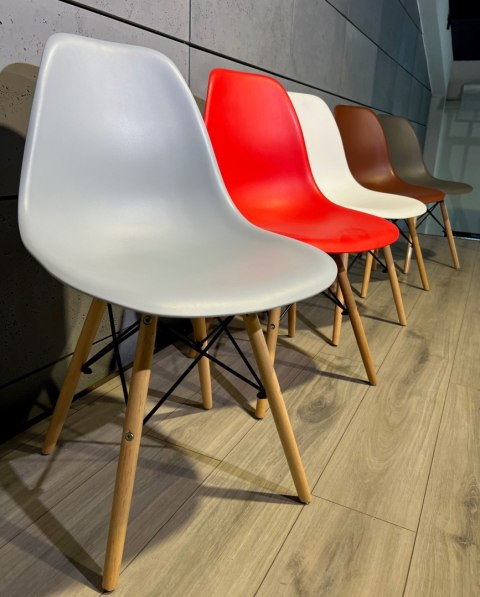 Lugano Krzesło skandynawskie IMPERIA LIGHT GREY II GATUNEK