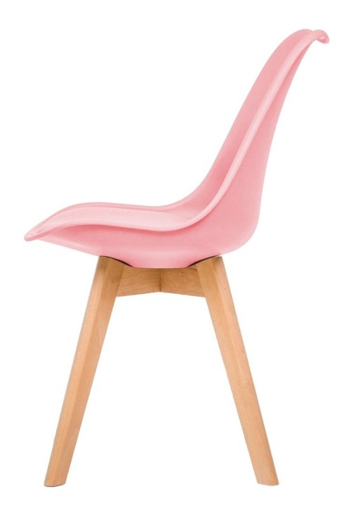 Lugano Krzesło skandynawskie MONZA PINK PU