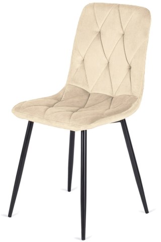 Lugano Krzesło tapicerowane BORGO VELVET BEIGE