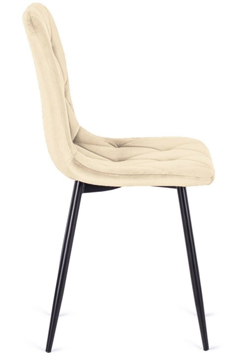 Lugano Krzesło tapicerowane BORGO VELVET BEIGE