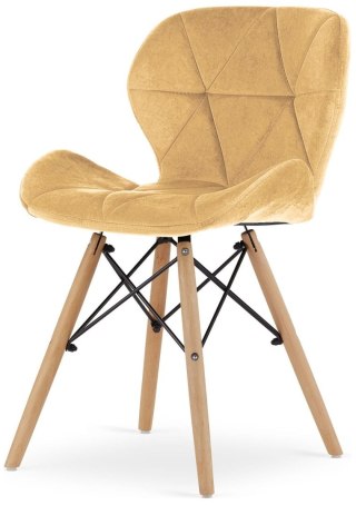 Lugano Krzesło tapicerowane VASTO CREAM VELVET