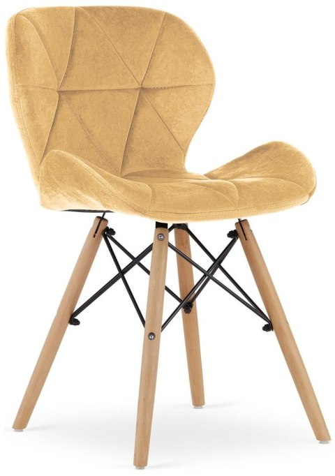 Lugano Krzesło tapicerowane VASTO CREAM VELVET