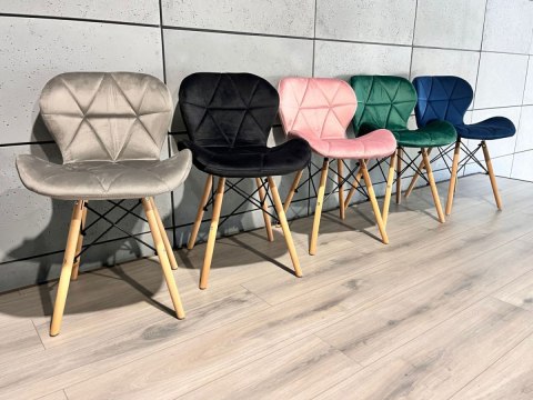 Lugano Krzesło tapicerowane VASTO CREAM VELVET