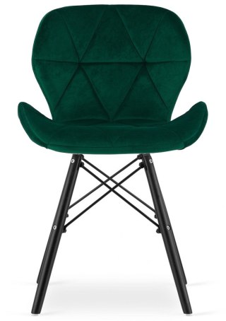 Lugano Krzesło tapicerowane VASTO GREEN FOREST VELVET SMOKE