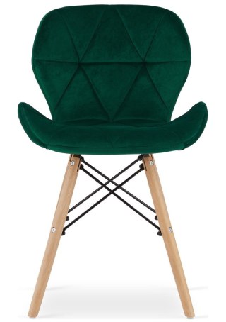Lugano Krzesło tapicerowane VASTO GREEN FOREST VELVET