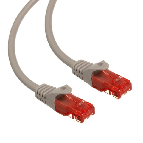 MCTV-301 S 47264 Przewód kabel patchcord UTP cat6 wtyk-wtyk 1m szary