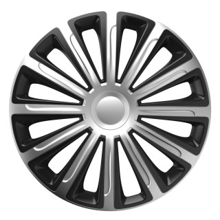 Kołpak samochodowy czarno srebrny trend silver&black 14" cali