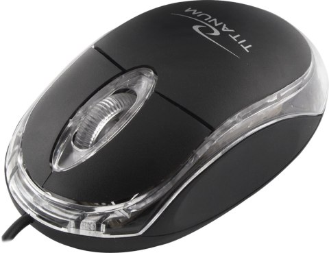 TM102K Mysz przewodowa 3D optyczna USB Raptor czarna Titanum