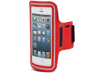 Etui na telefon na ramię czerwony 4,8" Maclean MC-405 R