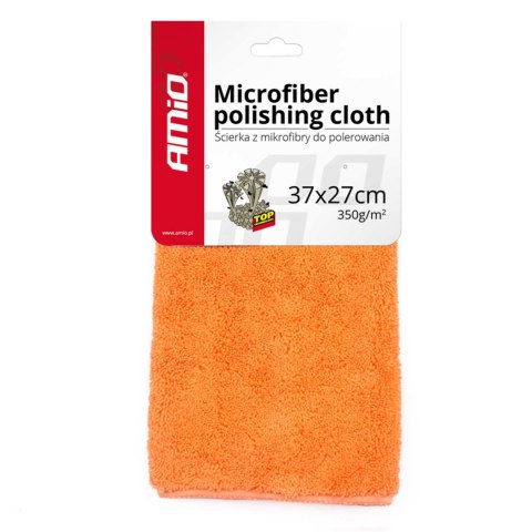 Ściereczka do polerowania samochodu z mikrofibry 37x27 cm 350g/m2 amio-01047