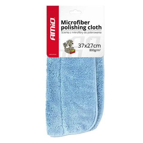 Ściereczka ręcznik do polerowania samochodu z mikrofibry 37x27 cm 800g/m2 amio-01620