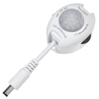 Czujnik ruchu PIR Maclean, na podczerwień, do taśm LEDowych, 12V DC, max. 60W, MCE242