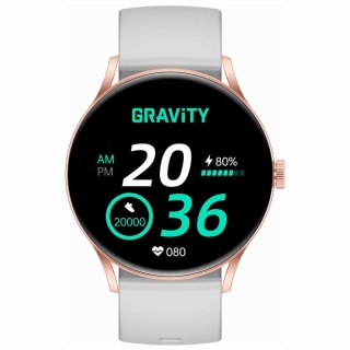 Gravity Smartwatch Gravity Szaro Różowy GT2-3 PRO
