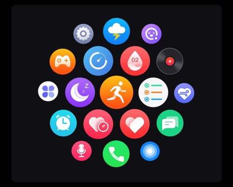 Gravity Smartwatch Gravity Szaro Różowy GT2-3 PRO