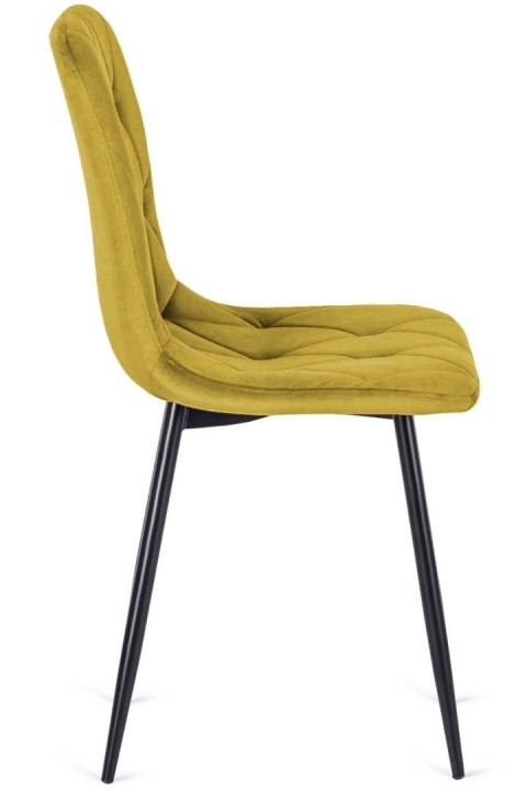 Lugano Krzesło tapicerowane BORGO VELVET OLIVE