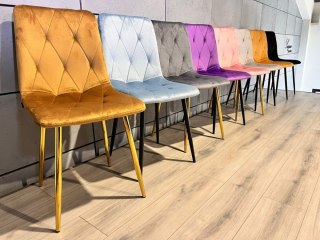 Lugano Krzesło tapicerowane BORGO VELVET TRUFLE