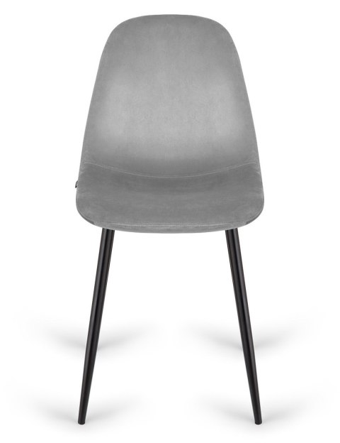 Lugano Krzesło tapicerowane GIULIA VELVET GREY