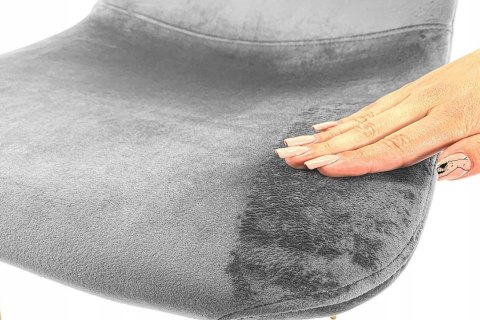 Lugano Krzesło tapicerowane GIULIA VELVET GREY