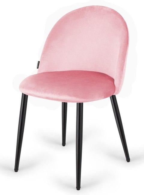 Lugano Krzesło tapicerowane GLORIA PINK VELVET