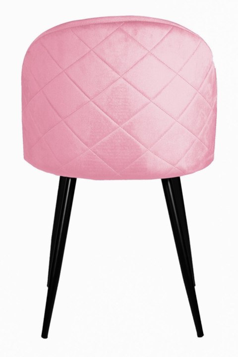 Lugano Krzesło tapicerowane GLORIA PINK VELVET