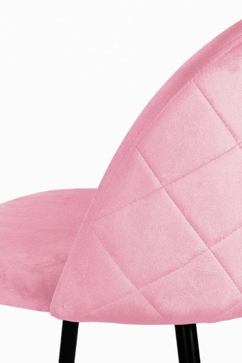 Lugano Krzesło tapicerowane GLORIA PINK VELVET