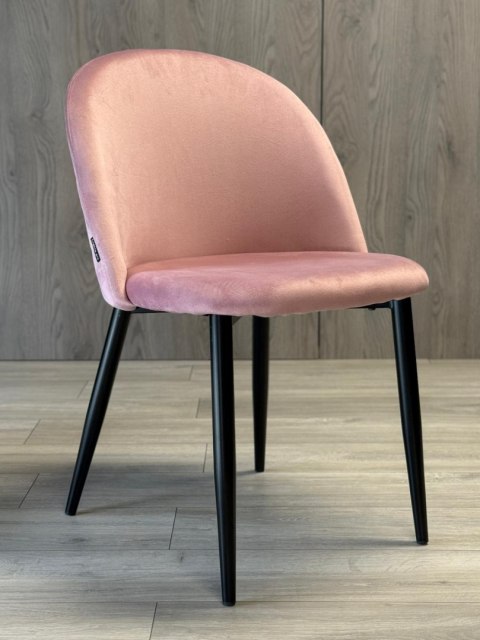 Lugano Krzesło tapicerowane GLORIA PINK VELVET