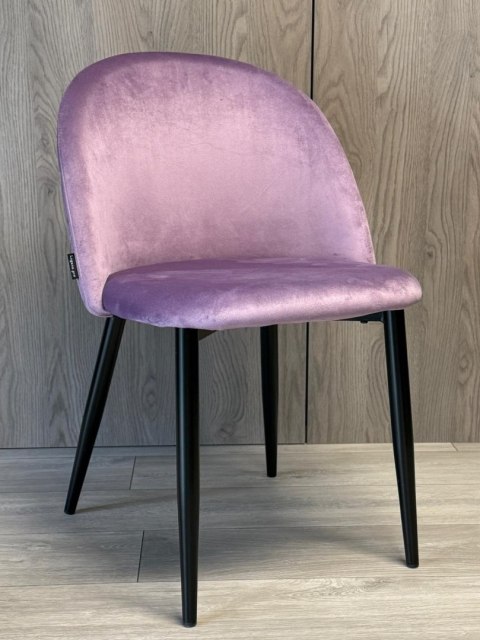 Lugano Krzesło tapicerowane GLORIA VIOLET VELVET OUTLET
