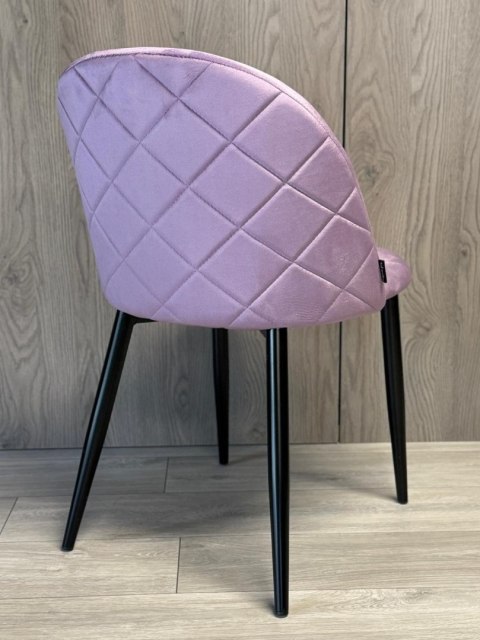 Lugano Krzesło tapicerowane GLORIA VIOLET VELVET OUTLET