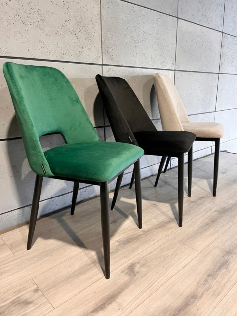 Lugano Krzesło tapicerowane GOTI GREEN VELVET