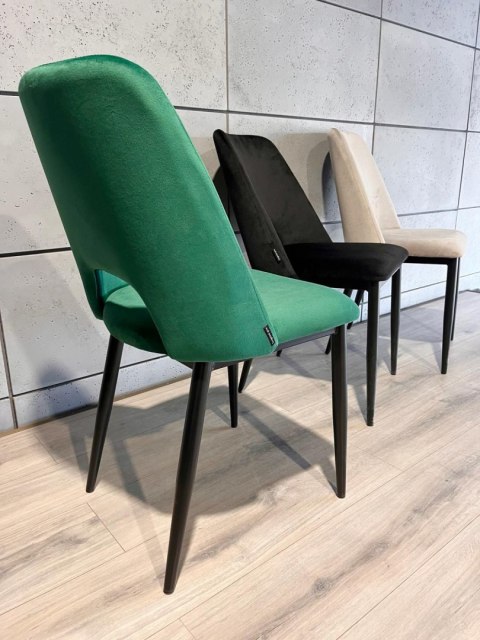 Lugano Krzesło tapicerowane GOTI GREEN VELVET