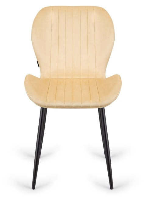 Lugano Krzesło tapicerowane MONTI VELVET BEIGE
