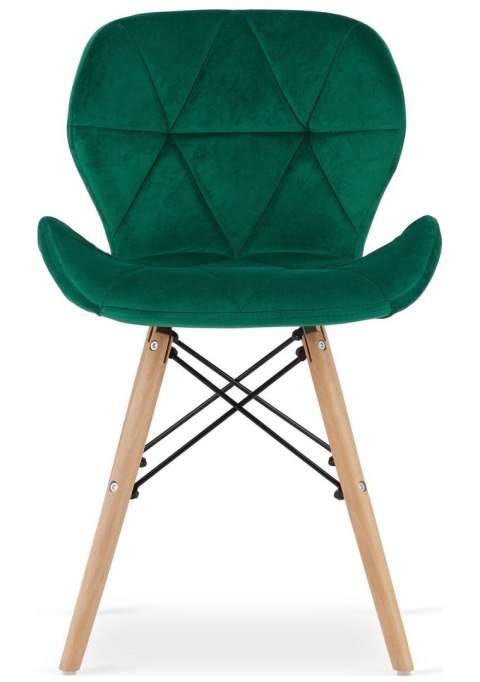 Lugano Krzesło tapicerowane VASTO GREEN VELVET
