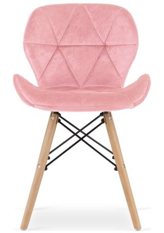 Lugano Krzesło tapicerowane VASTO PINK VELVET