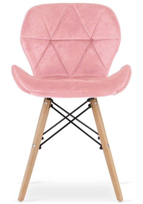 Lugano Krzesło tapicerowane VASTO PINK VELVET