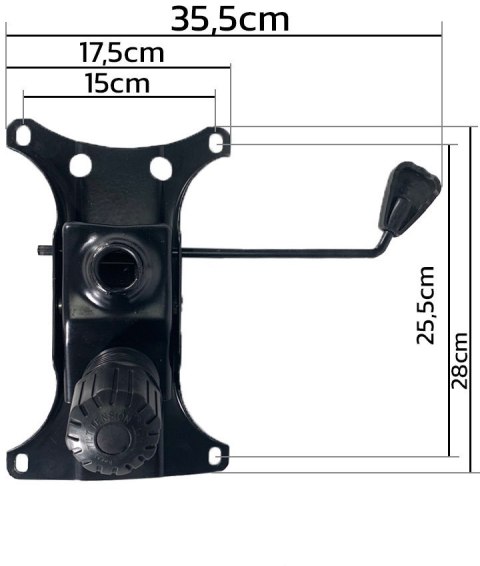 Lugano Mechanizm fotela obrotowego TILT - L regulacja