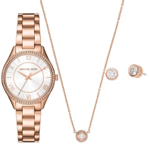 Michael Kors Zegarek Damski Michael Kors Lauryn + biżuteria MK4850SET + BOX