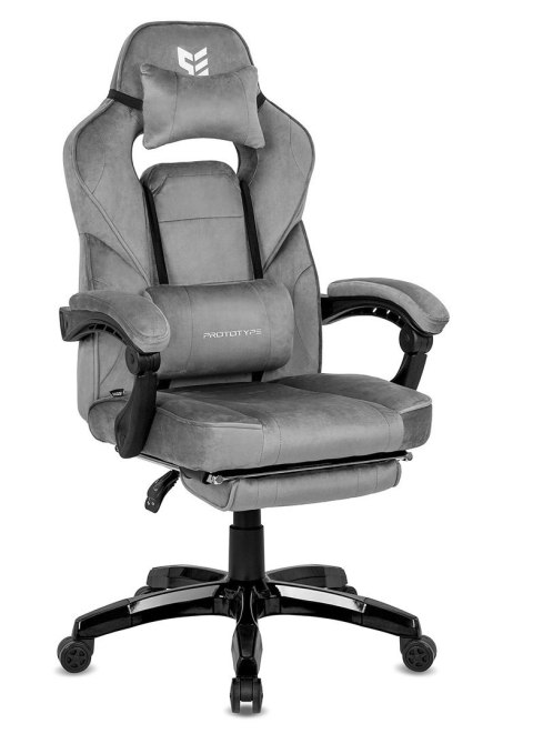 Prototype Fotel obrotowy do biurka TITAN GREY ALCANTARA PRO