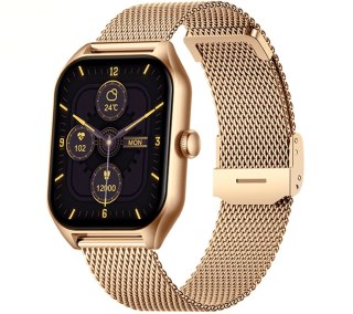 RUBICON Smartwatch Damski Rubicon RNCF03-5 Różowe złoto Bransoleta + Pasek