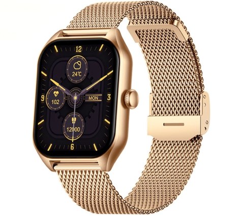 RUBICON Smartwatch Damski Rubicon RNCF03-5 Różowe złoto Bransoleta + Pasek