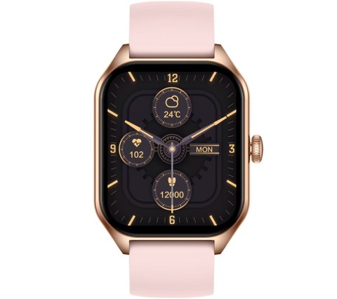 RUBICON Smartwatch Damski Rubicon RNCF03-5 Różowe złoto Bransoleta + Pasek