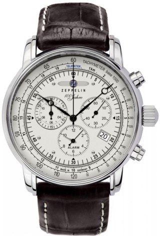 Zeppelin Zegarek Męski ZEPPELIN 100 Yahre 7680-1 + BOX