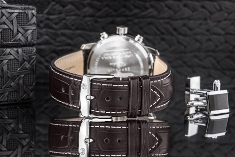 Zeppelin Zegarek Męski ZEPPELIN 100 Yahre 7680-1 + BOX