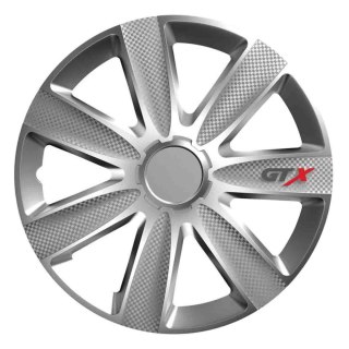 Kołpak samochodowy carbon srebrny gtx 16" cali