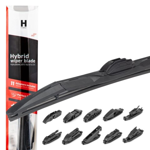 Pióro wycieraczki amio hybrid multiconnect 21" 530mm 53cm 11 adapterów amio-02208