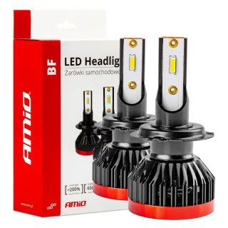 Żarówki samochodowe led seria bf h7 6000k canbus amio-02242