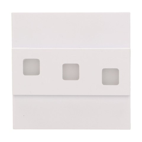 LEPUS LED 1,2W, oprawa schodowa natynkowa, 12V DC, 100lm, 3000K, biała