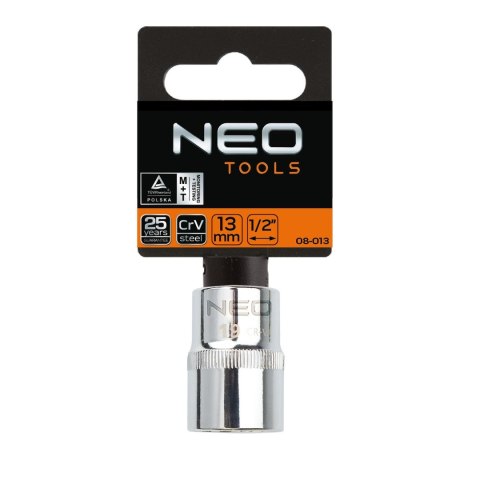 Nasadka sześciokątna 1/2", 8 mm, Superlock